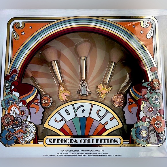 Coach Other - NWT Coach x Sephora Collection Makeup Brush Set | Limited Edition